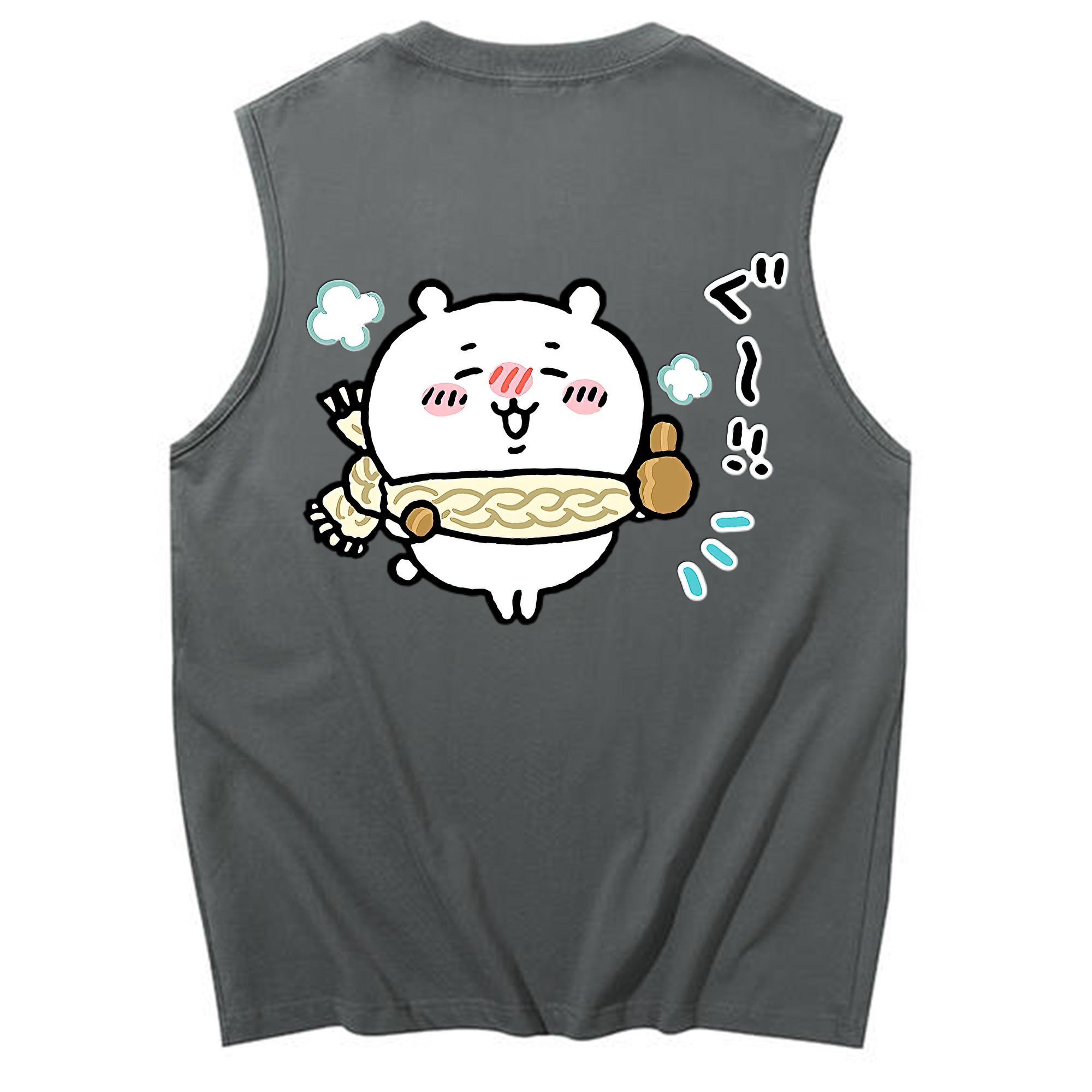 （画像用） ちいかわ ちいかわ Chii-kawa chiikawa コットン100％タンクトップ（背面プリント）